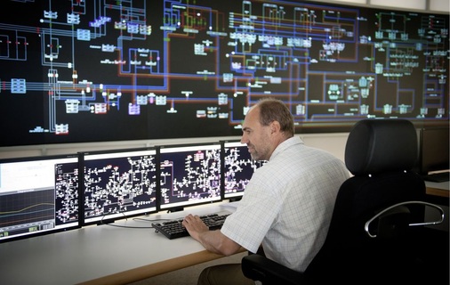 In der Wärme-Leitwarte laufen alle Datenströme des „virtuellen Kraftwerks“ von Vattenfall zusammen.