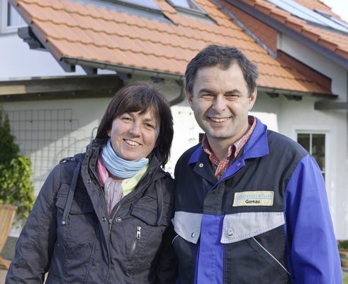 Annett und Torsten ­Müller werden durch den Einbau ihrer ­neuen Heizungsanlage künftig eine Menge Gas einsparen.