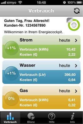 Smart Phones bieten eine ideale Oberfläche für Smart-Meter-Funktionen. - © Green Pocket
