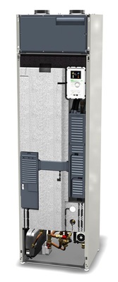 Reicht das Abluftvolumen eines KfW-70-Hauses aus, um über eine Abluft-Wasser-Wärmepumpe das Haus zu beheizen und Trinkwasser zu erwärmen? Nibe will mit der F 370 den Beweis antreten.