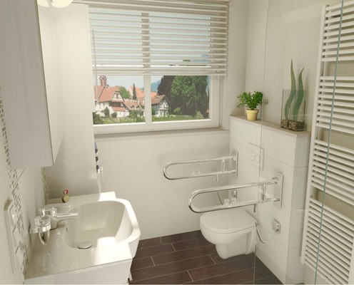 Feine Materialstrukturen, Spiegelungen und Lichtverhältnisse können in der Planung visualisiert werden.