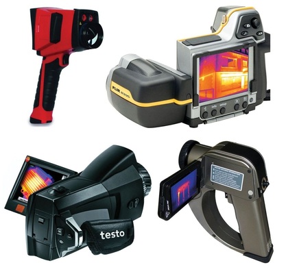 Thermografie-­Kameras gibt es in vielen Bauformen, für zahlreiche Einsatzbereiche und in allen Preislagen. - © InfraTec, Flir, Testo, Testboy
