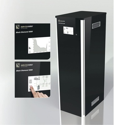 Das Batteriesystem Black Diamond 5000 von Rusol wird über Touchscreen gesteuert.