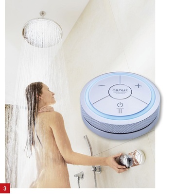 Controller und Umsteller können ganz nach persönlichen Vorlieben und räumlichen Gegebenheiten überall im Bad losgelöst von der Armatur positioniert werden.