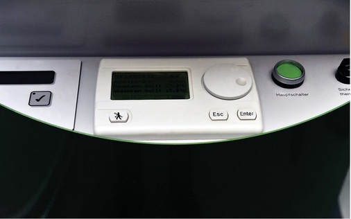 Die neue Pellets-zentralheizung der Körtgens bietet dank einer einfachen und übersichtlichen Steuerungseinheit auch Bedienkomfort.