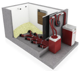 Ein großes Lager lässt sich

mit einer Mehrsondenlösung

entleeren. Links vom Kessel

befindet sich die automatische

Umschalteinheit.