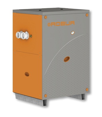 Robur-Absorptionswärmepumpe E3 GS. Die Markteinführung war zur ISH 2009.