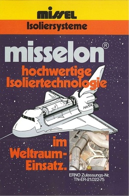 Werbung für misselon im Stil der 1970er-Jahre.