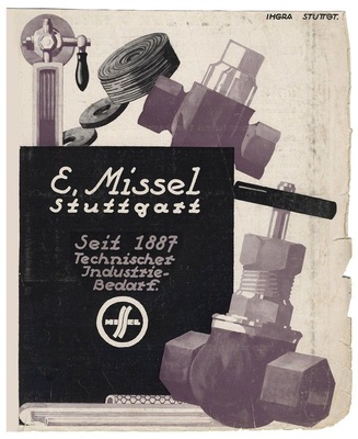 Seite aus einer Missel-Preisliste aus den 1940er-Jahren.