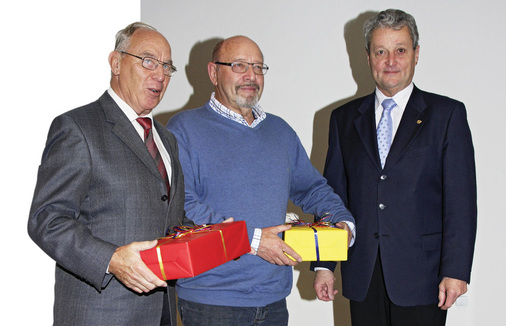 Peter Hill und Karl ­Senner wurde im ­Rahmen der Obermeisterversammlung verabschiedet.