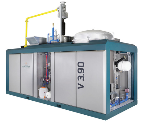 Von der Burkhardt GmbH, Mühlhausen, sind ak­tuell 14 Holzvergasungs-KWK-Anlagen in Betrieb. Vor Kurzem wurde die Kleinserienfertigung für die 180-kWel-Maschine aufgenommen.