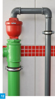 Be- und Entlüftungsventil nach DIN 14463-3.