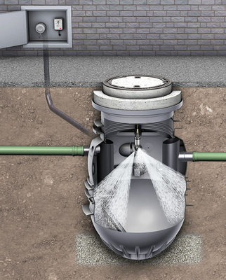 Bei erdeingebauten Fettabscheidern kann es aufgrund ihrer Einbausituation während der Entleerung und Reinigung zu erheblichen Geruchsbelästigungen kommen.