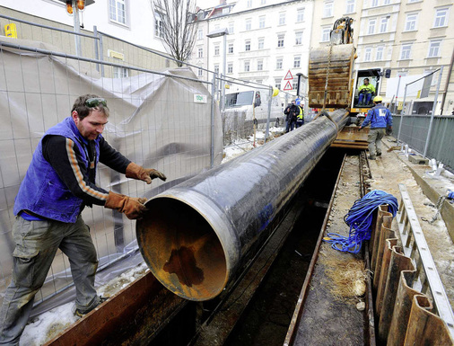In den Ballungsgebieten gibt es noch erhebliche Fernwärmepotenziale, die jetzt erschlossen werden, wie hier in München.