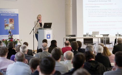 Alle 40 Referate waren gut besucht. Wegen der hohen Frequentierung der Vortragsreihe Trinkwasser­hygiene wurde diese sogar mit insgesamt zehn Fachvorträgen angeboten.