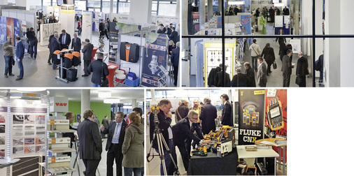 Impressionen vom ­vierten Innenraumhygiene-Forum: Begleitend zum Kongress bot die Veranstaltung eine Fachausstellung mit 47 Ausstellern, die über innovative Produkte und Dienstleistungen informierten.