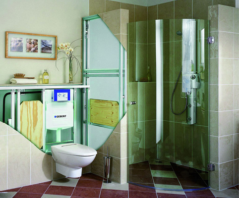 Heutzutage lässt sich jedes Bad soweit vorbereiten, dass es über Generationen hinweg ohne Einschränkungen benutzt werden kann.