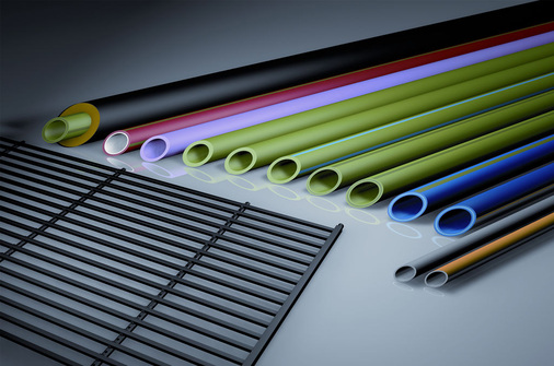 Seit März 2013 werden alle Aquatherm-Produkte mit neuen Markennamen produziert. Anfangs werden alle Produkte und auch die meisten Verpackungen mit neuem und altem Markennamen versehen.