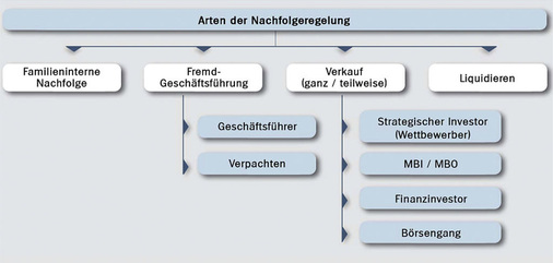 Hat sich der ­Unternehmer entschieden, sich von seinem Betrieb zu trennen, sollte er in der Lage sein, zwischen den Alternativen zu wählen.