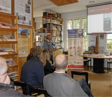 Mit Vorträgen bei der Woche der Sonne akquiriert die SWB Sonnen- und Windenergieanlagenbau GmbH aus Herten erfolgreich neue Kunden.