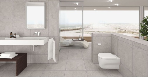 Mit moderner Vorwandtechnik lassen sich im Bad auch anspruchsvolle ­Gestaltungskonzepte realisieren. - © Geberit
