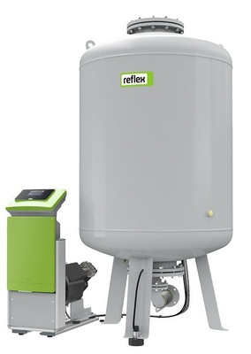 Ohne Druck läuft nichts! Das ­Spektrum der Druckhaltesysteme reicht vom ­kleinen MAG bis zur vollautomatischen Anlage mit Kompressoren.