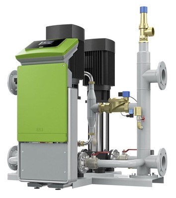 Beim Variomat Giga lassen sich mit Standardausführungen Druckhaltesysteme für Systemleistungen bis etwa 60MW realisieren.
