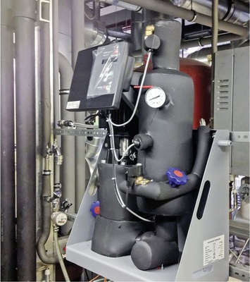 Bei Vakuumentgasern für Kühlanlagen bietet Spirotech auch Geräte mit entsprechender Isolierung an.