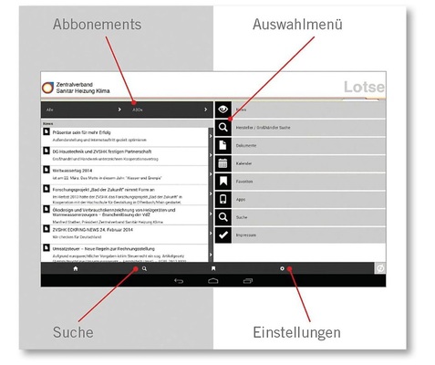 Für die Innungsbetriebe gibt es zahlreiche Informationen. Und auch das Ehrenamt wird erleichtert: Infos der Verbands­organisation lassen sich auch mobil aus dem ­Extranet abrufen.