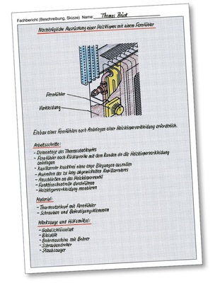 Die Führung von Wochen- und Fachberichten stellt einen Teil der praktischen Ausbildung dar. Die Fachberichte können wahlweise von Hand...