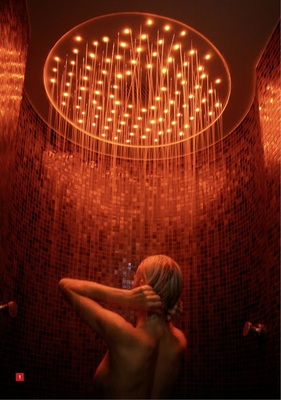 Mit der Emotionalisierung durch Farbe wurde im ­Triberger Hotel Wehrle ein emotional geladener ­Anblick und eine besondere Atmosphäre geschaffen.