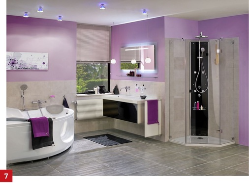 Die Farbe Violett verbindet die Emotionen von Mystik und Inspiration, aber auch von Extravaganz.