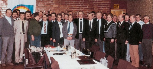 Gleichzeitig trafen sich die Kollegen aus Brandenburg auf Einladung des ELG-Vorsitzenden Bruno Schliefke und des Obermeisters Horst Freiberger in Leipzig und gründeten am 1.März den Fachverband Brandenburg.