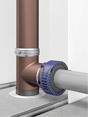 Brandschutzlösung mit Verwendbarkeitsnachweis für die Mischinstallation.