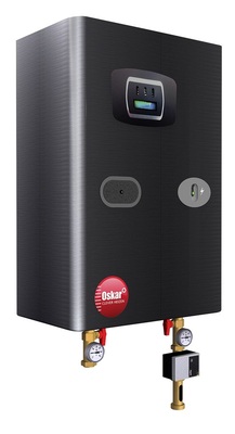 Der Oskar Smart Energy ist im Prinzip aufgebaut wie ein Durchlauferhitzer und lässt sich in die Anlage wie jeder andere Wärmeerzeuger einbinden.
