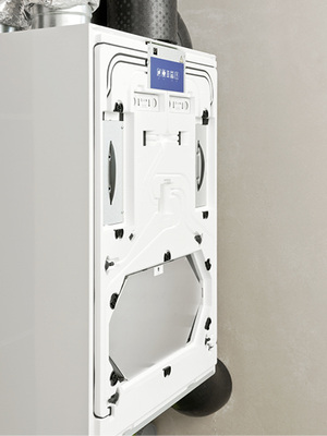 
Innenansicht des Lüftungsgeräts Pluggit Avent AP310.
