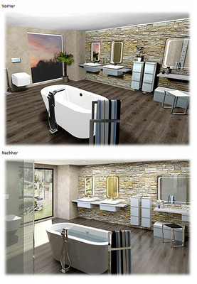 <p>
Vergleich vor und nach dem Rendering mit dem M3B-Programm.
</p>
<p>
</p> - © Bild: M3B
 
Vergleich vor und nach dem Rendering mit dem M3B-Programm.