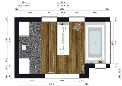 
Ausführungsplanung mit Palette CAD.



