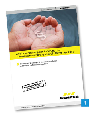 
Kommentar zur Trinkwasserverordnung von Kemper. 
