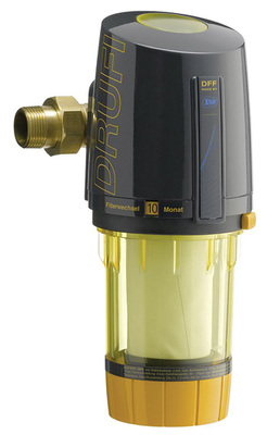 <p>
Der Drufi+ DFF (Kerzenfilter mit Druckminderer) ist ein Filter-Einsteigermodell. Er benötigt keinen Abfluss bzw. ein entsprechendes Auffanggefäß für das Rückspülwasser.
</p>