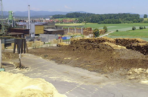 
Holzpellets werden in Deutschland zu 90 % aus Spänen und Hackschnitzeln aus dem Sägewerk gepresst. Altholz ist wegen eventueller Verunreinigungen nicht geeignet.
