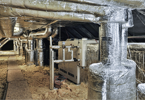 
Dank Präsenzmelder leitet die Swegon-Lüftungsanlage die Luftströme immer dorthin, wo sich die Menschen befinden. Zudem wird über VOC-Sensoren die Luftgüte permanent erfasst.
