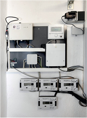 
Die Demonstrationsanlage wird natürlich messtechnisch von Buderus überwacht, um die Effizienz nachzuweisen. 

