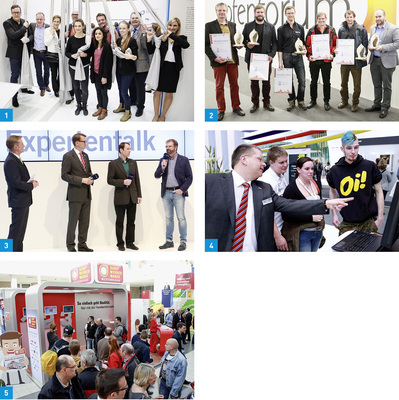 
1 Sonderschau „Bad der Zukunft“: Die Beteiligten aus Hochschule, Industrie und Fachhandwerk haben mit den Ergebnissen dieses Forschungsprojektes Beachtliches vorzuweisen.



2 Die Jury entschied sich für drei Gewinner und zwei Sonderpreise für Kreativität sowie Trend (v. l.): Frank Willnat, Benjamin Zweifel, Andreas Zapfe, Helmut Christian und Gerold Wucherer, David Muhl. 



3 Standen Rede und Antwort zu Trendthemen bei Heizung, Sanitär oder Weiterbildung (v.r.): SHK-Unternehmer Heinz Hasenkamp, ZVSHK-Hauptgeschäftsführer Elmar Esser, Prof. Gerald Lange sowie Moderator Norbert König.



4 Software speziell für die Fachbetriebe: Über ZV Tool sowie ZV Data und deren Leistungsspektrum konnte man bis ins Detail fachsimpeln – das nutzten etliche Messebesucher.



5 Die Handwerkermarke präsentierte sich in der Galeria der Messe und machte durch eine Reihe von Gewinnspielen auf sich aufmerksam. Top-Gewinn: ein flotter Flitzer.
