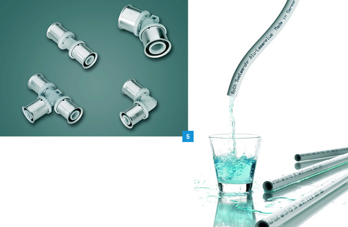 <p>
5 Das Roth-Trinkwasser-Installationssystem ist für alle Trinkwasserqualitäten einsetzbar.
</p>