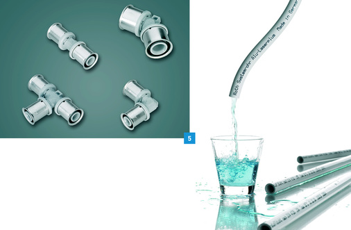 
5 Das Roth-Trinkwasser-Installationssystem ist für alle Trinkwasserqualitäten einsetzbar.
