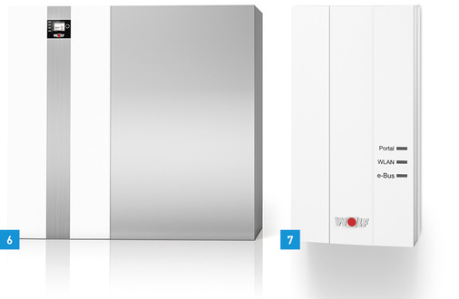 
6 Im unteren Leistungsbereich von 130 bis 300 kW erweitert Wolf jetzt das Mittelkessel Programm MGK-2, das den Bereich bis 630 kW abdeckt.



7 Die Internet-Schnittstelle ISM7e zum Nachrüsten lässt sich auch als mobiles Servicetool für die Parametrierung einer Wolf-Heizungsanlage nutzen.
