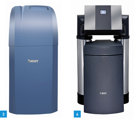 
3 AQA smart Plus: Laut BWT handelt es sich dabei um die erste Perlwasseranlage mit zwei Funktionen im geschlossenen „all in one“-Design.



4 Beim neuen Trinkwasserenthärter AQA perla Professional setzt BWT auf anorganisches Zeolith als Ionenaustauschmaterial.
