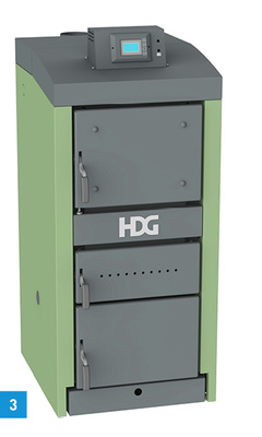 
3 Der Sturzbrand-Holzvergaserkessel HDG R15 mit unterem Abbrand eignet sich sehr gut auch als Zusatzkessel für Öl-, Gas- oder Pellet-Anlagen.
