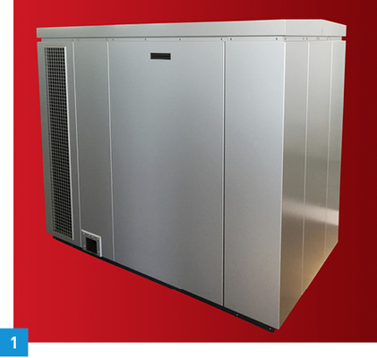 
1 Die Schallschutzhaube für Ecodan Außengeräte von Mitsubishi Electric zur Nachrüstung erfreute sich schon auf der Messe eines großen Interesses.
